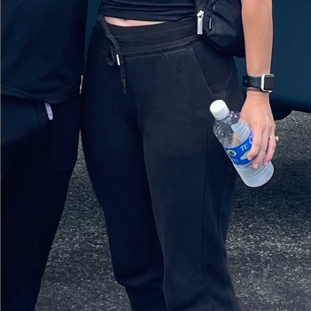 Lululemon Athletica Black Sweat Jogger Pants Sleek Design